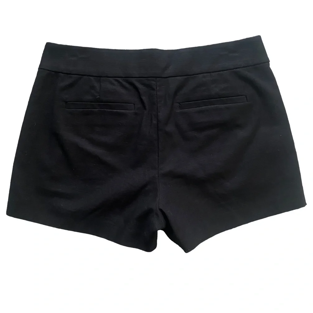 J.Crew NEW Black Pleated Shorts with Side Zipper 4 - Picture 7 of 12